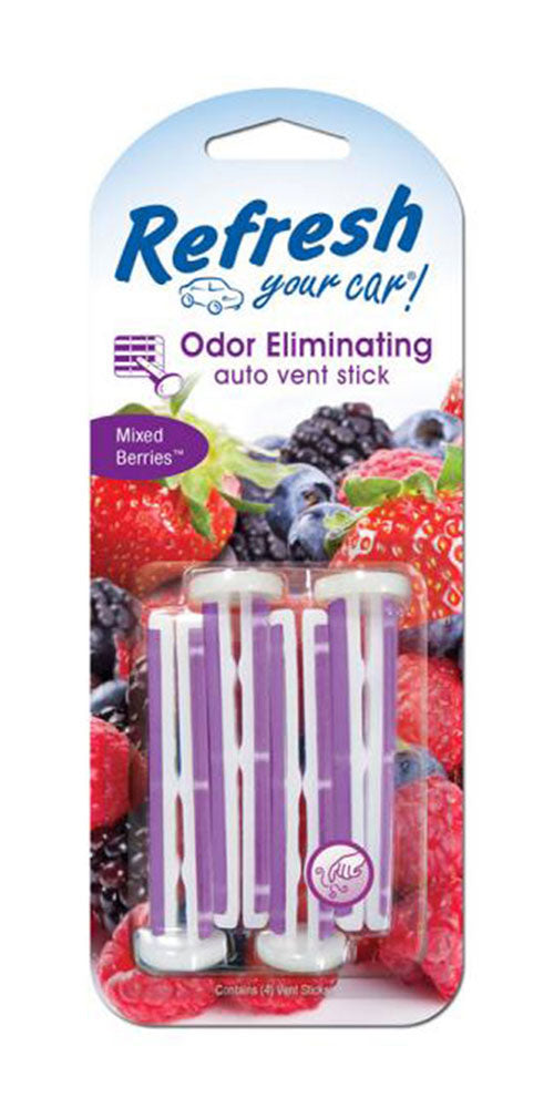 Refresh Your Car Vent Stick, 4pk - Mixed Berries