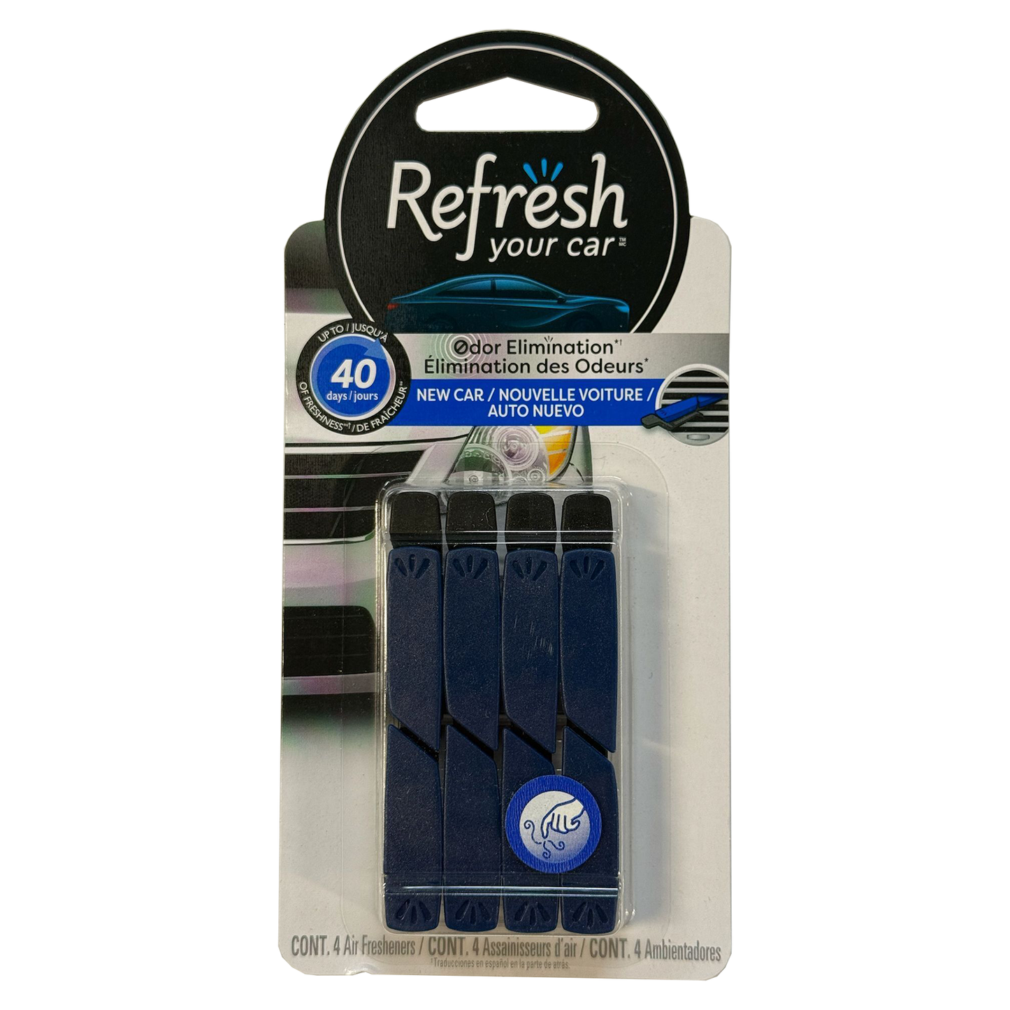 Refresh Your Car Vent Stick, 4pk - New Car
