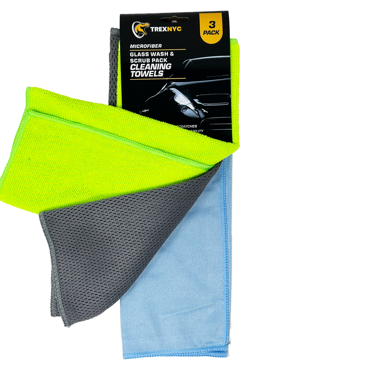 TrexNYC Towels, Combo Microfiber 3pk