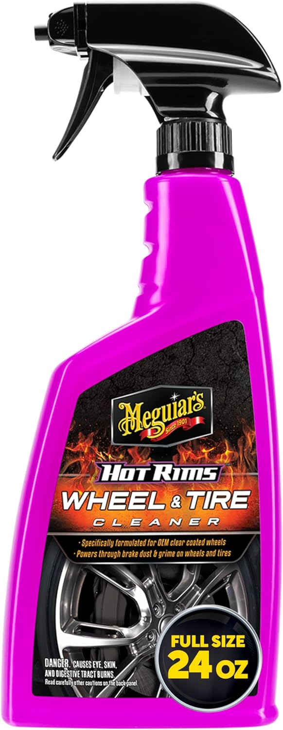 Meguiar's Hot Rinse Wheel & Tire Cleaner, 24oz