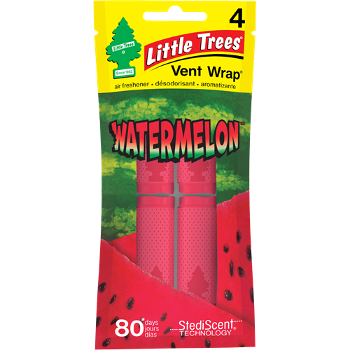 Little Trees Vent Wrap, 4pk - Watermelon