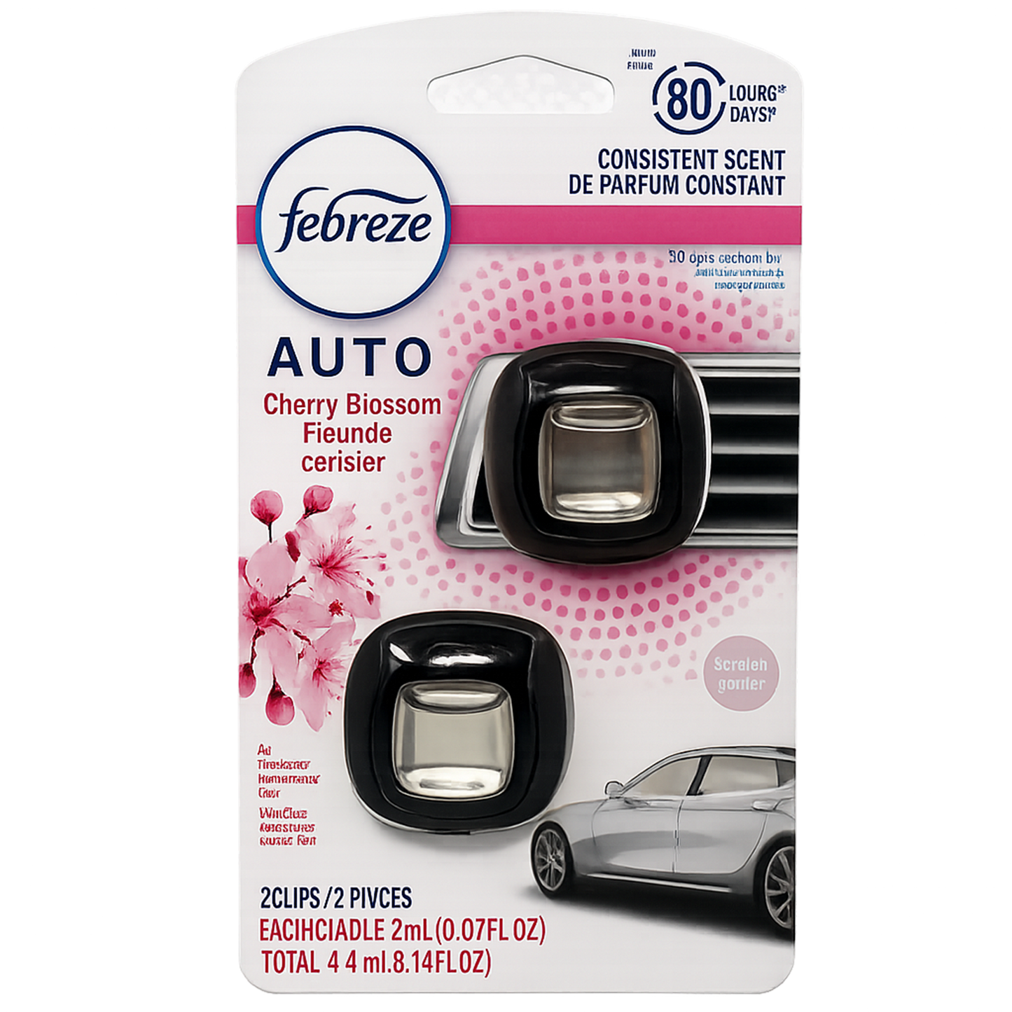 Febreze 2pk Car Vent Clip Febreze - Cherry Blossom