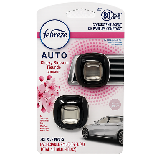 Febreze 2pk Car Vent Clip Febreze - Cherry Blossom