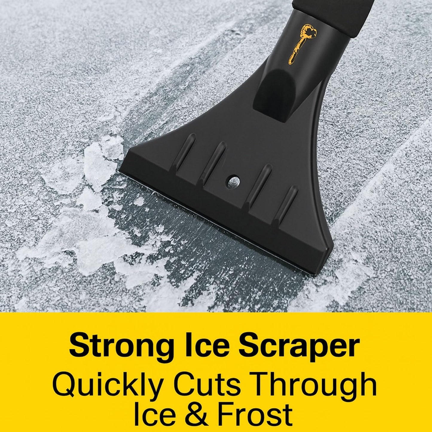 TrexNYC Snow Brush and Ice Scraper 2 in 1 19"