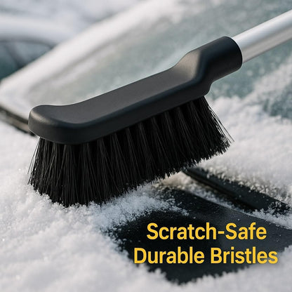 TrexNYC Snow Brush, Extendable & Ice Scraper 2 in 1 22" - 30"