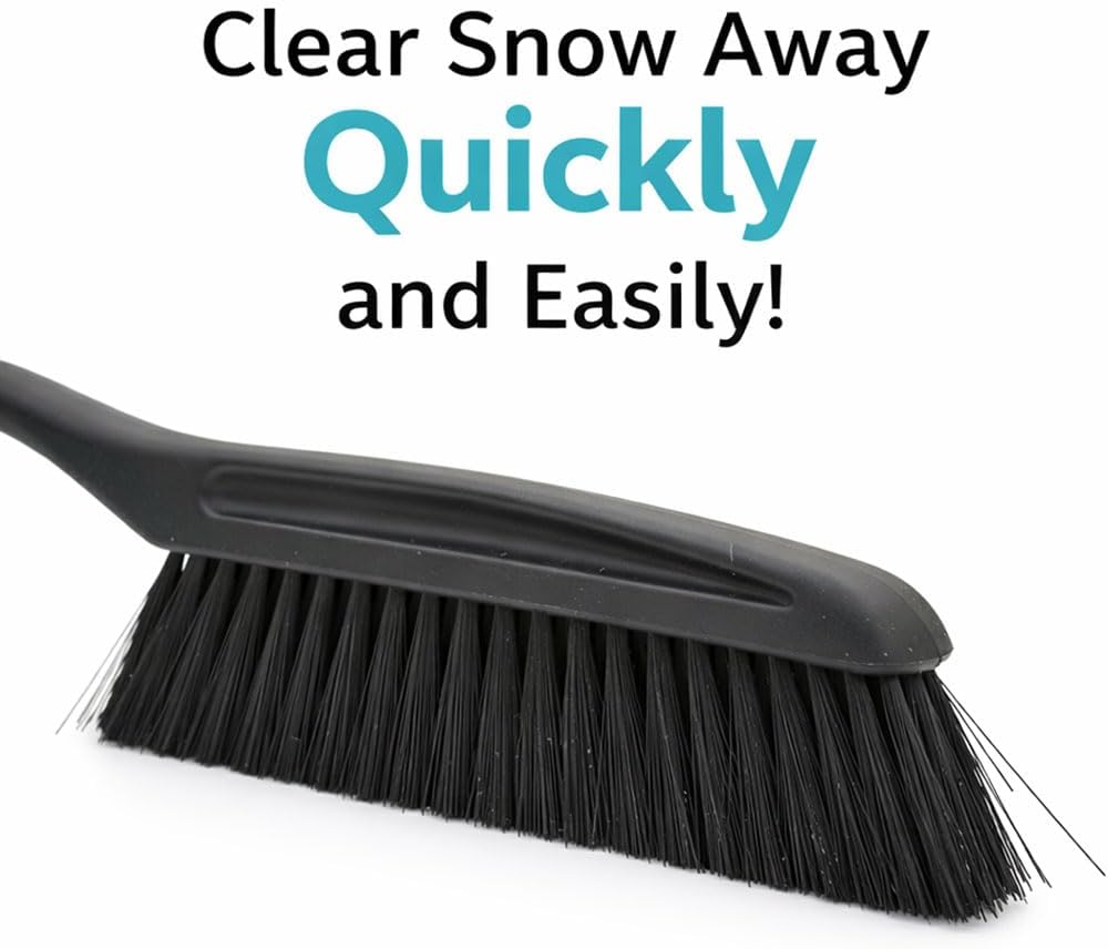 TrexNYC Snow Brush, w/Ice Scraper 30"