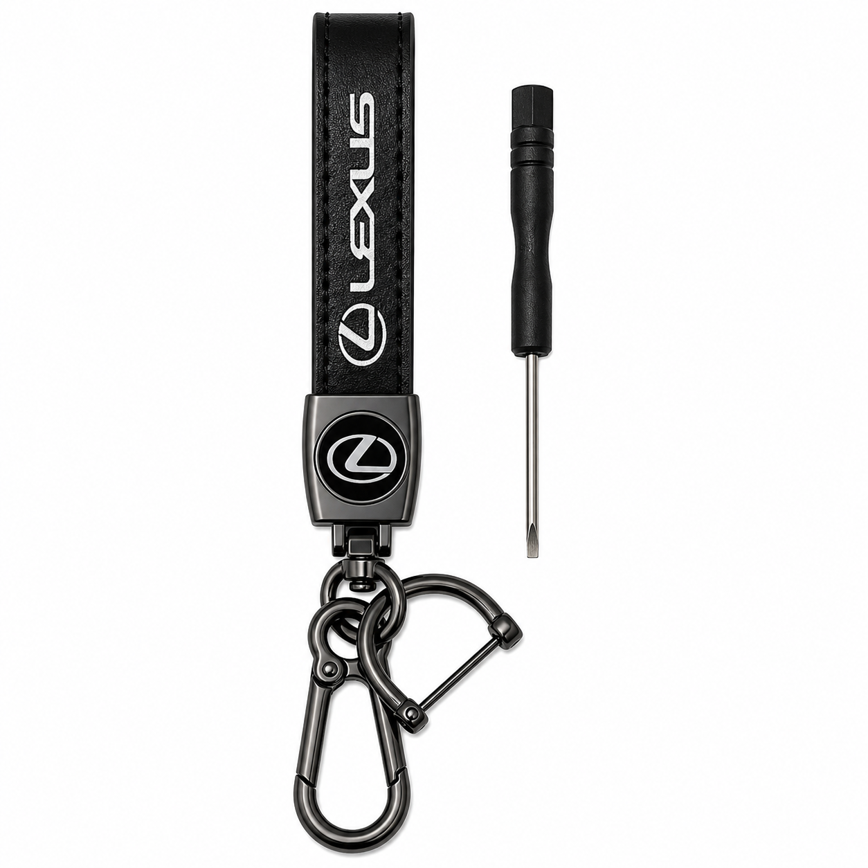 TrexNYC Leather Keychain - Lexus