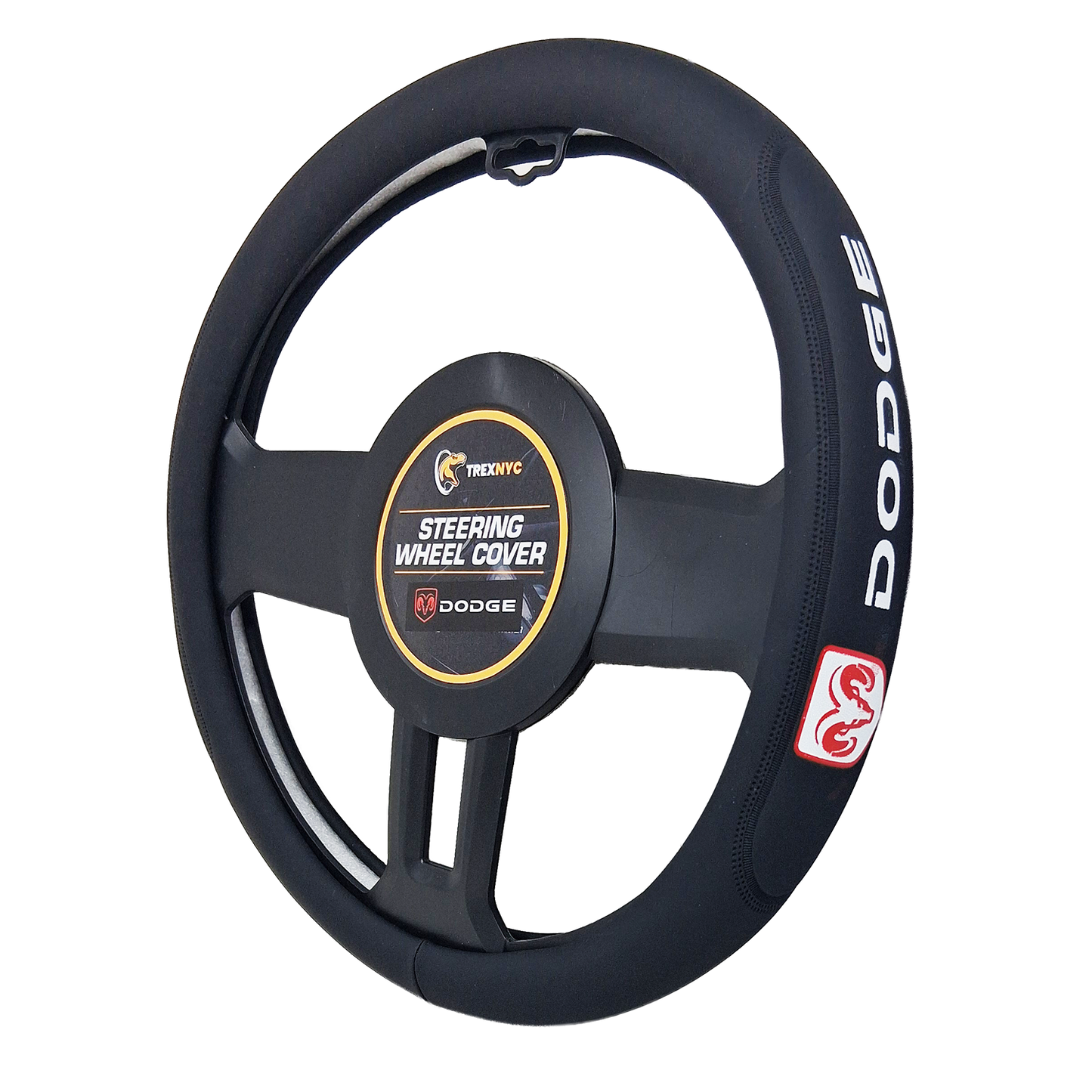 TrexNYC Steering Wheel Cover Logo - Dodge
