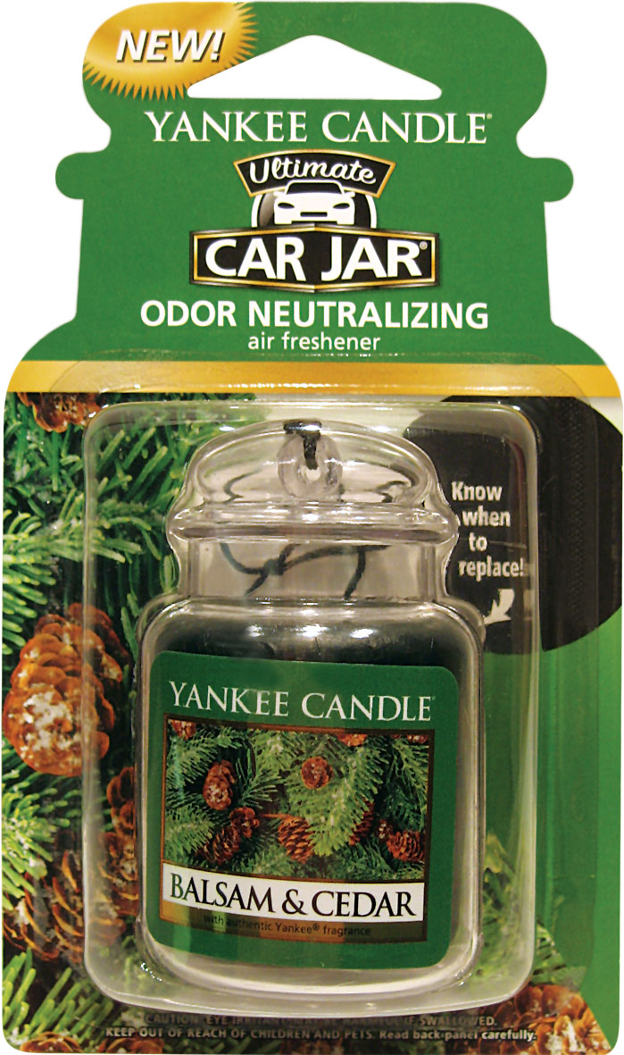 Yankee Candle Ultimate Car Jar - Balsam & Cedar
