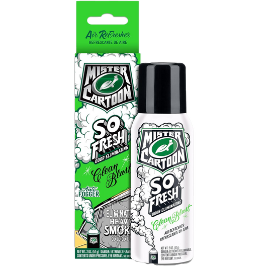 Turtle Wax Mr Cartoon, Ordor Fogger 2oz - Clean Blast