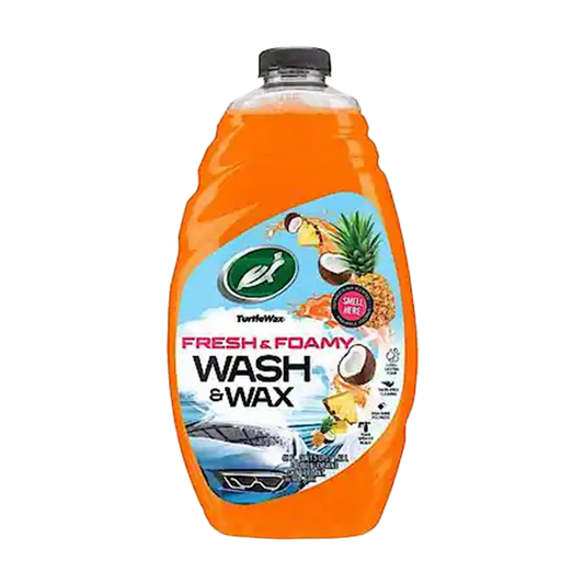 Turtle Wax Liquid, Fresh & Foamy Wash And Wax, 48oz