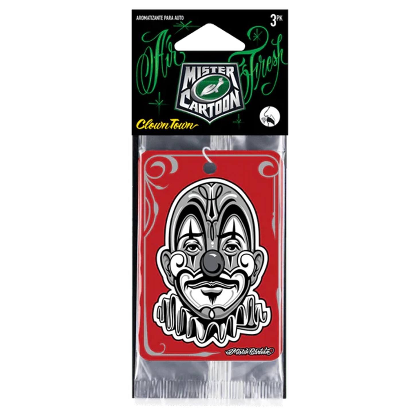 Turtle Wax Mr Cartoon, Paper A/F 3pk - Clown Town