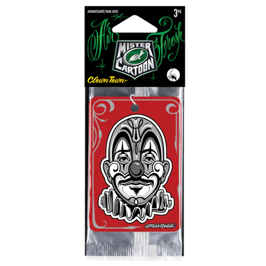 Turtle Wax Mr Cartoon, Paper A/F 3pk - Clown Town
