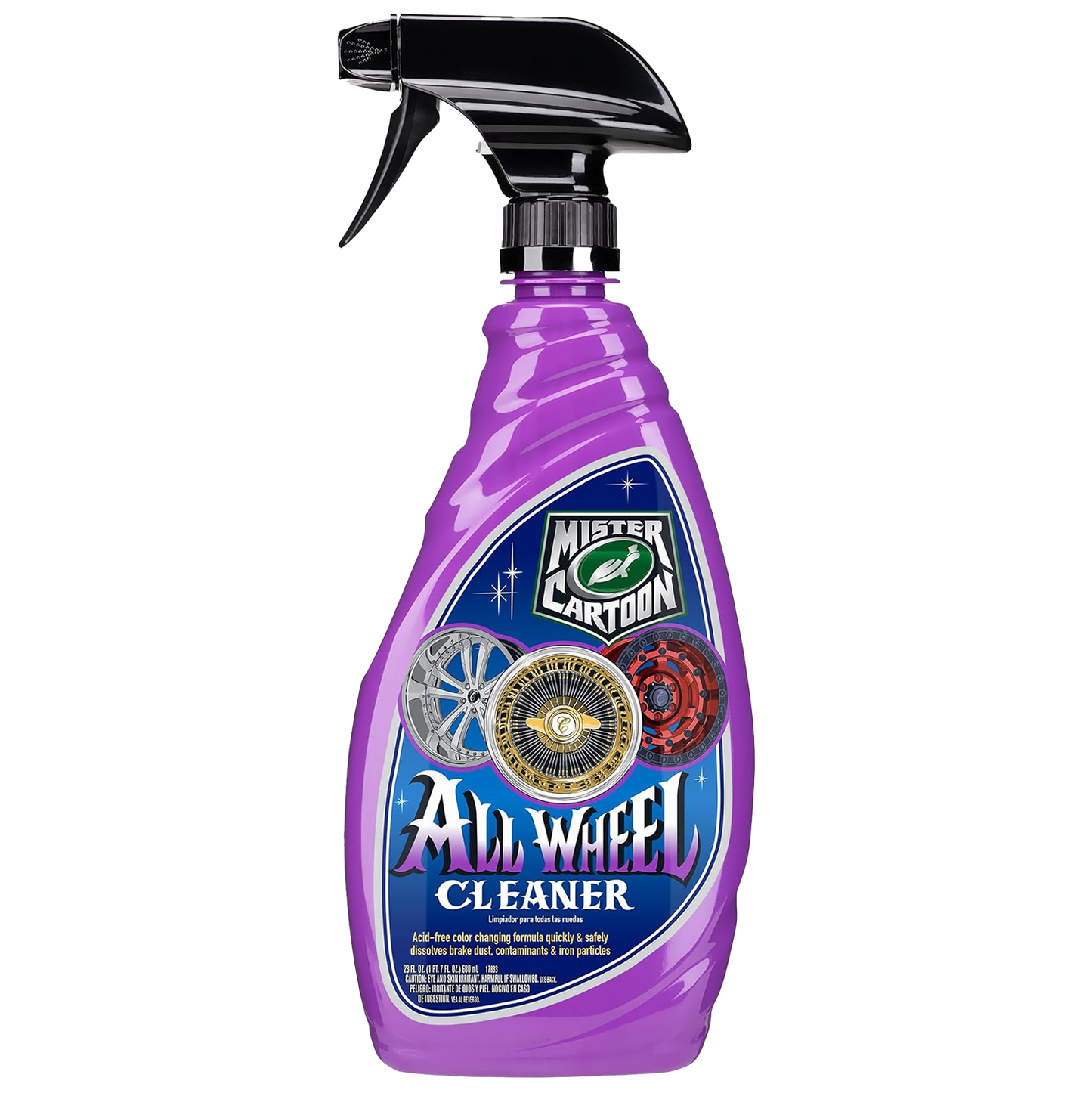 Turtle Wax Mr Cartoon Trigger Spray, 23oz - All Wheel Cleaner