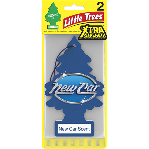 Little Trees Extra Strength Paper, 2pk - New Car