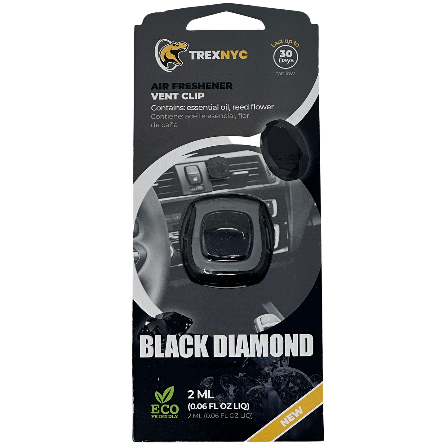 TrexNYC Vent Clip, 1pk - Black Diamond