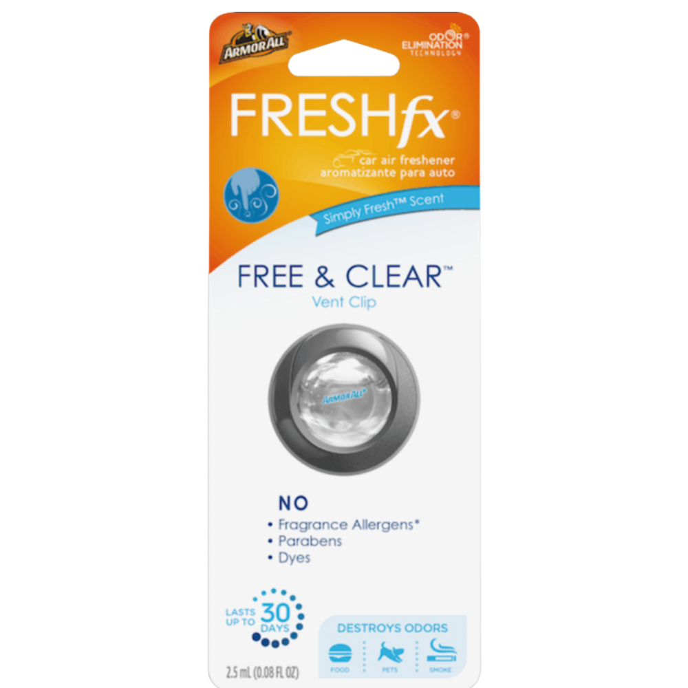 Armor All FreshFX Vent Clip - Free & Clear