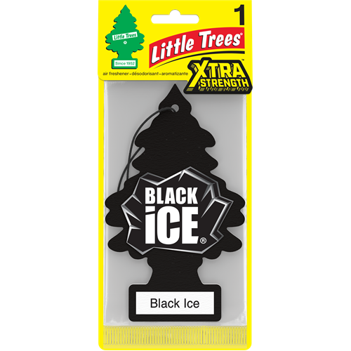 Little Trees Extra Strength Paper, 1pk - Black Ice
