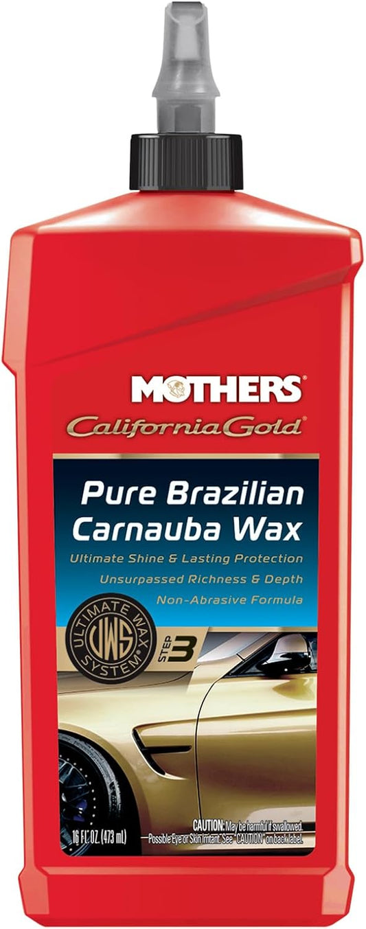 Mothers Pure Carnauba Liquid Wax, 16oz