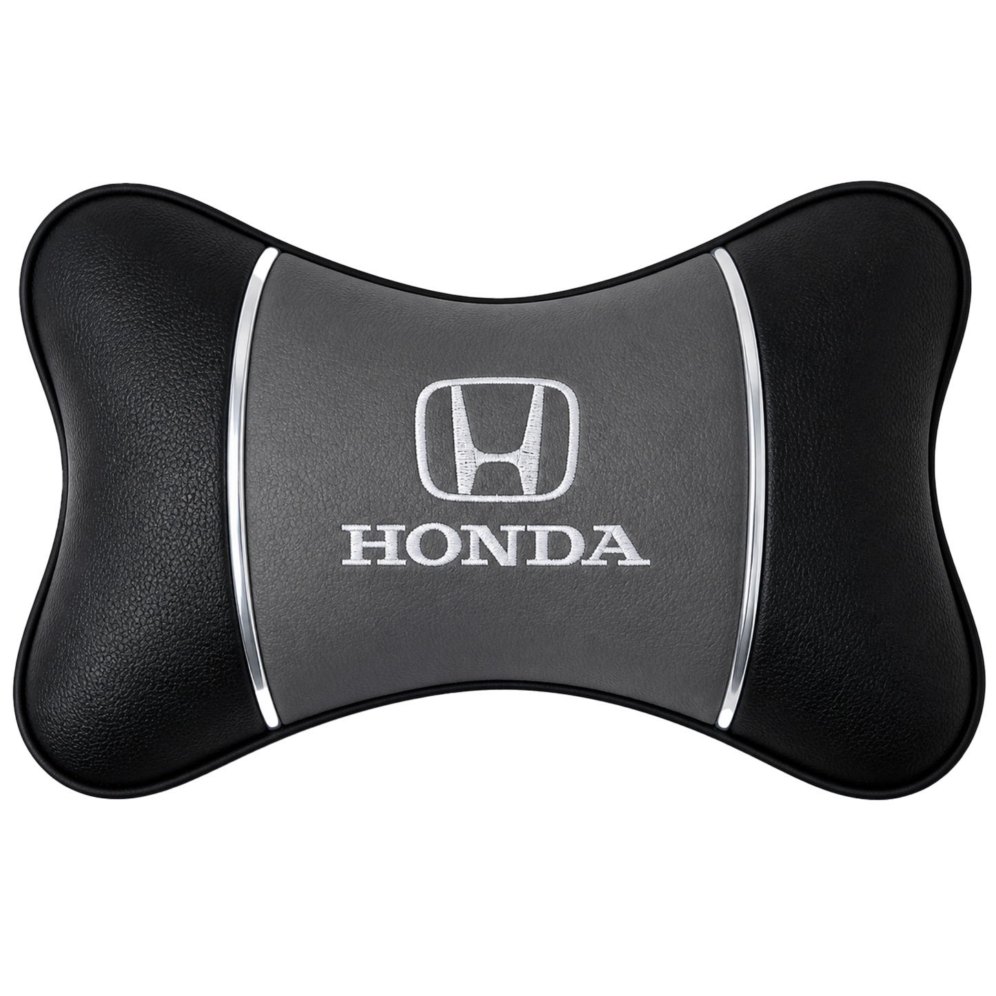 TrexNYC Head Rest Pillow Honda - Black/Gray