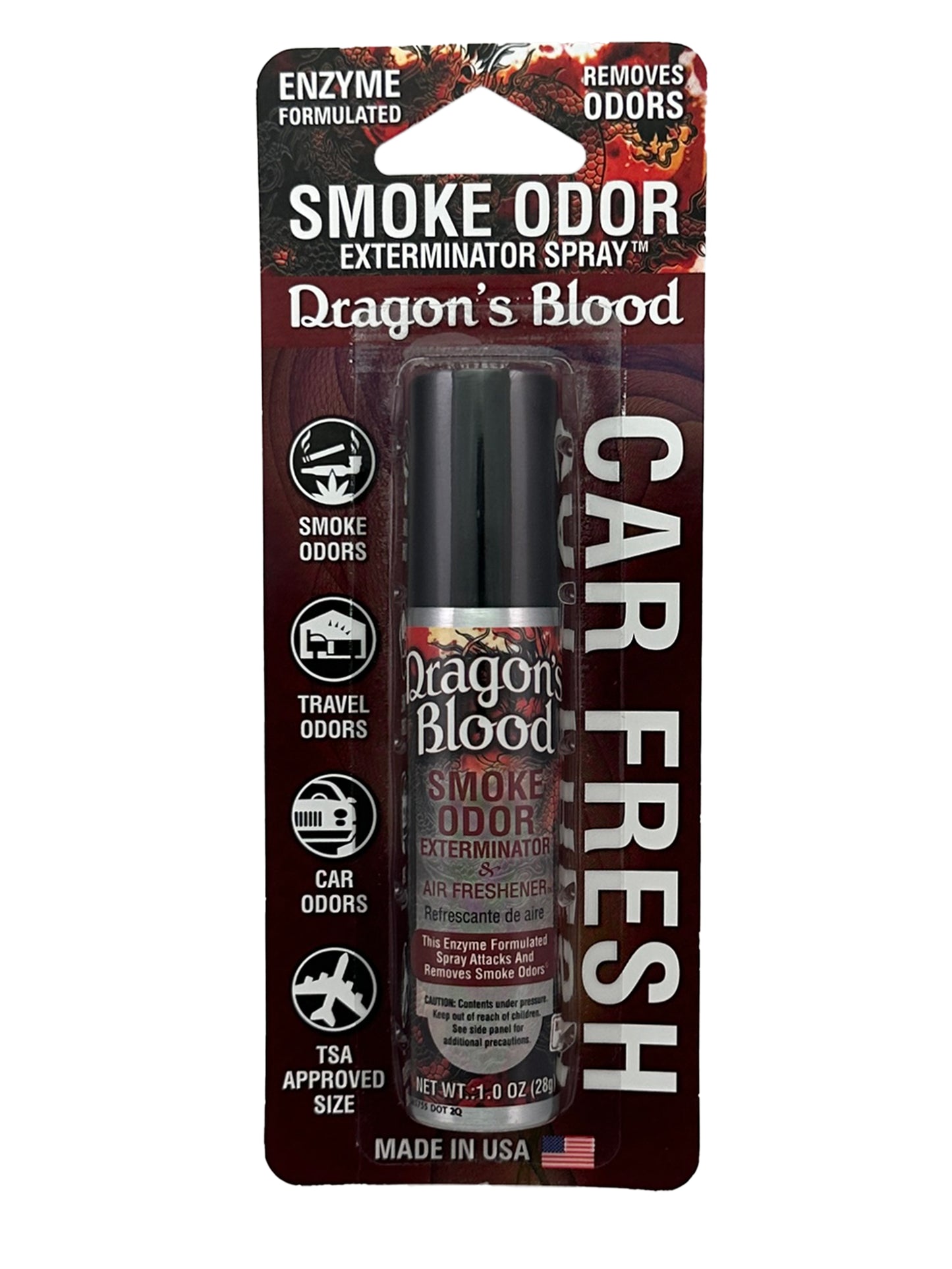 Smoke Odor 1oz Pocket Spray Smoke Odor Eliminator- Dragon Blood