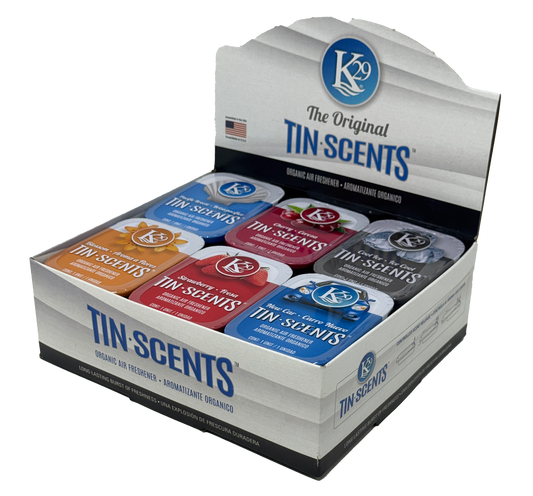 Keystone Assorted, 18pc Tin Scents Display
