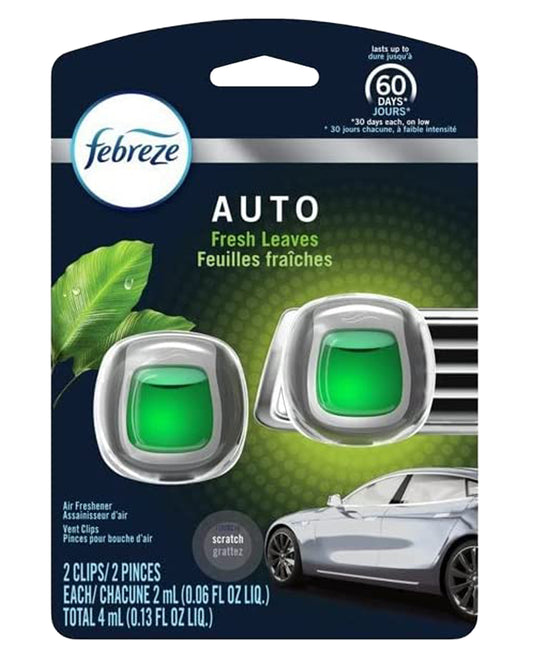Febreze Vent Clip, 2pk - Fresh Leaves