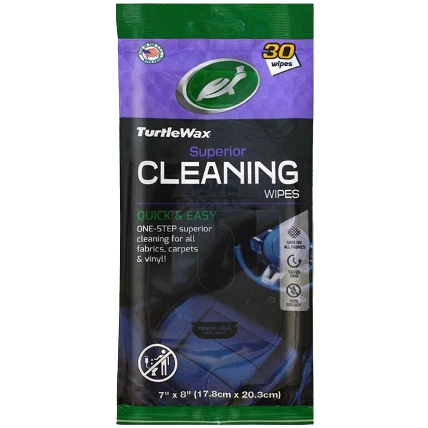 Turtle Wax Wipes - Cleaning, 30ct