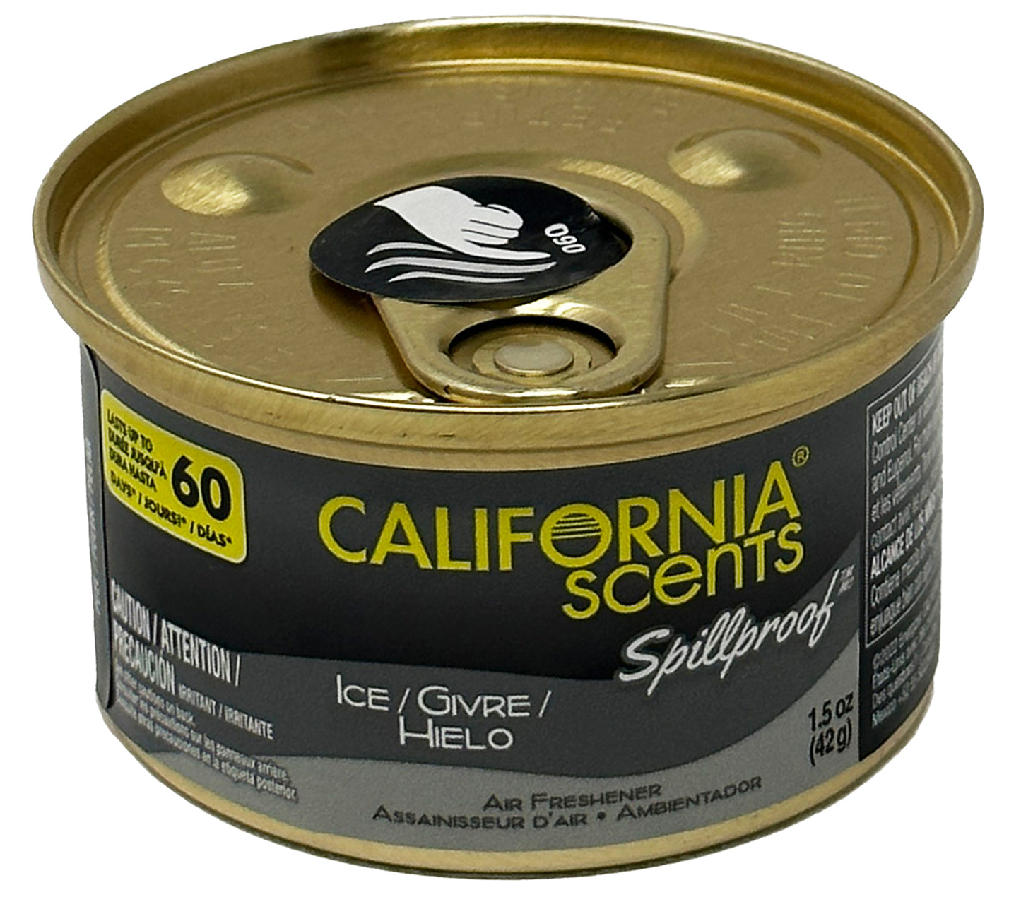 California Scents Spillproof Organic Can - Ice