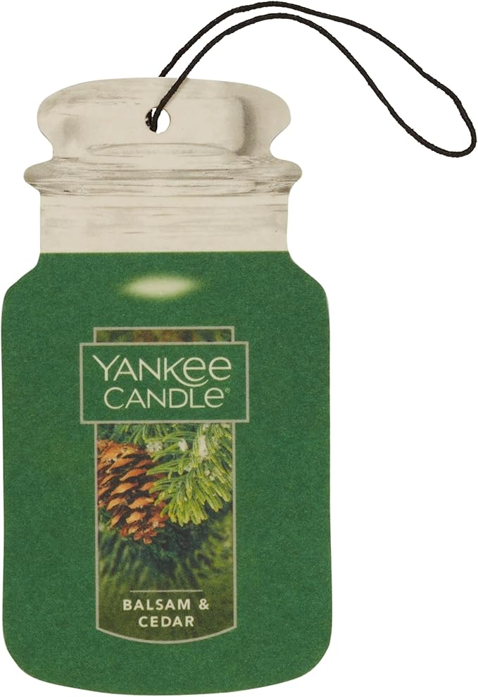 Yankee Candle Car Jar Paper - Balsam & Cedar