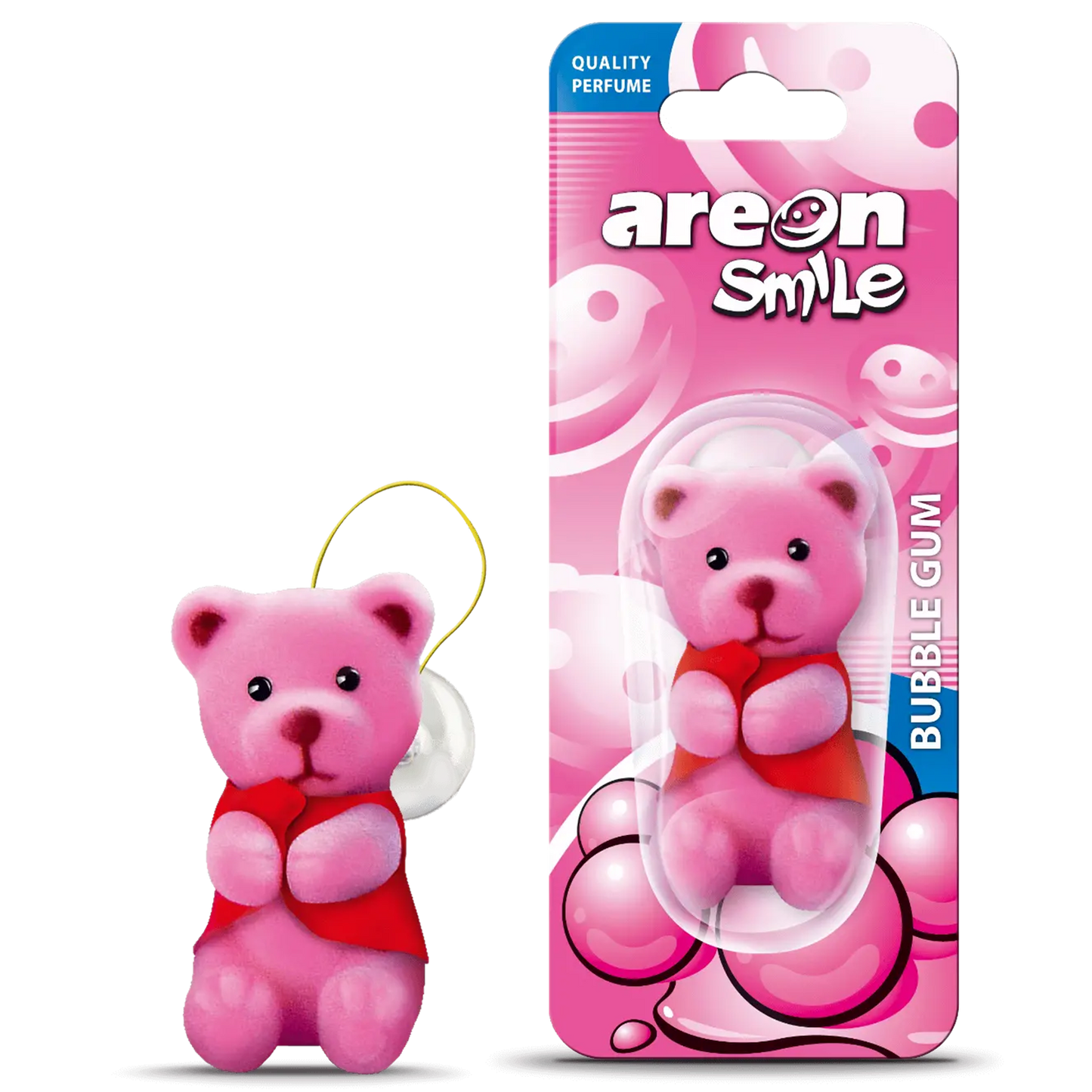 Areon Smile, Pink Bear - Bubble Gum