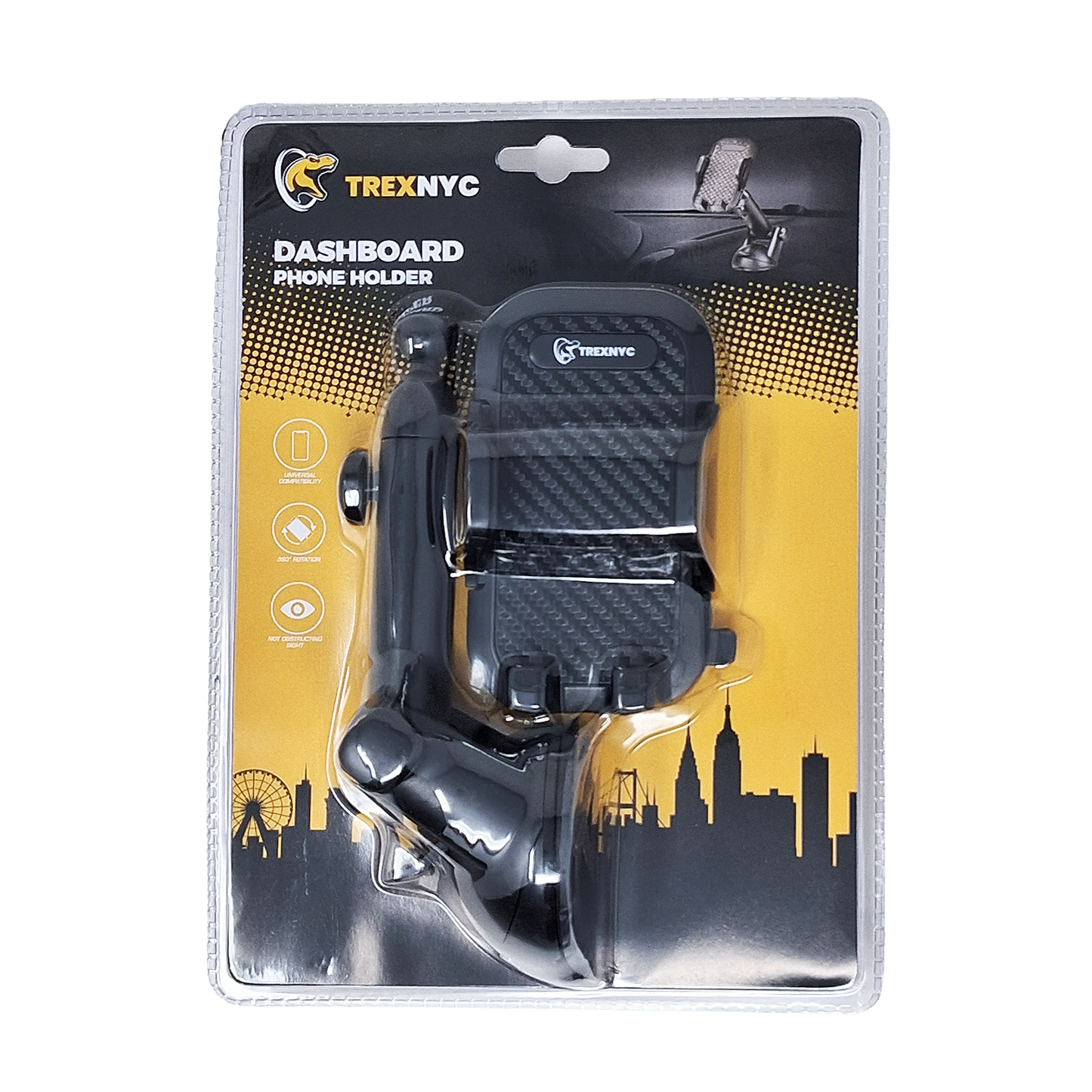 TrexNYC Large Dashboard Phone Holder