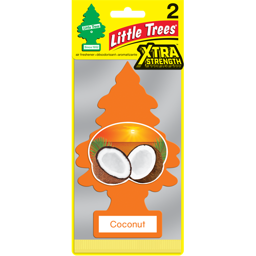 Little Trees Extra Strength Paper, 2pk - Coconut