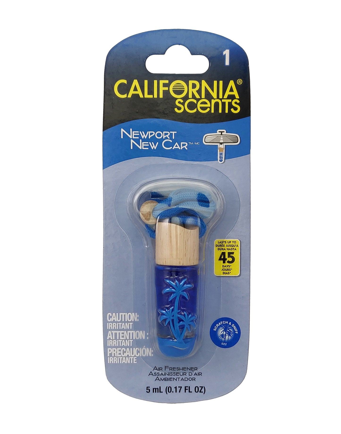 California Scents Hanging Vial - Newport New Car