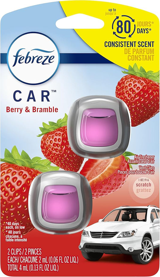 Febreze Vent Clip, 2pk - Berry & Bramble