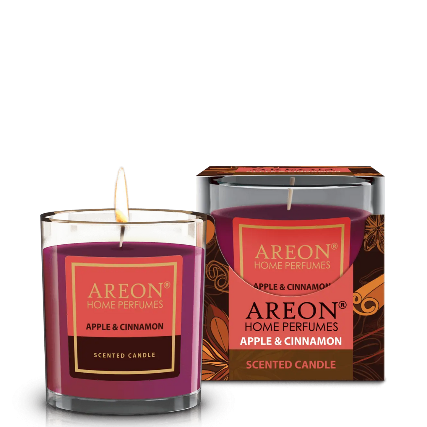 Areon Scented Candle - Apple & Cinnamon