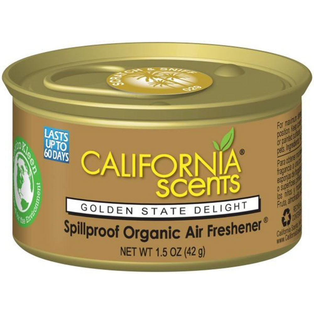 California Scents Spillproof Organic Can - Golden State Delight