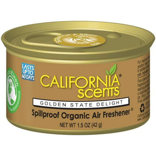 California Scents Spillproof Organic Can - Golden State Delight