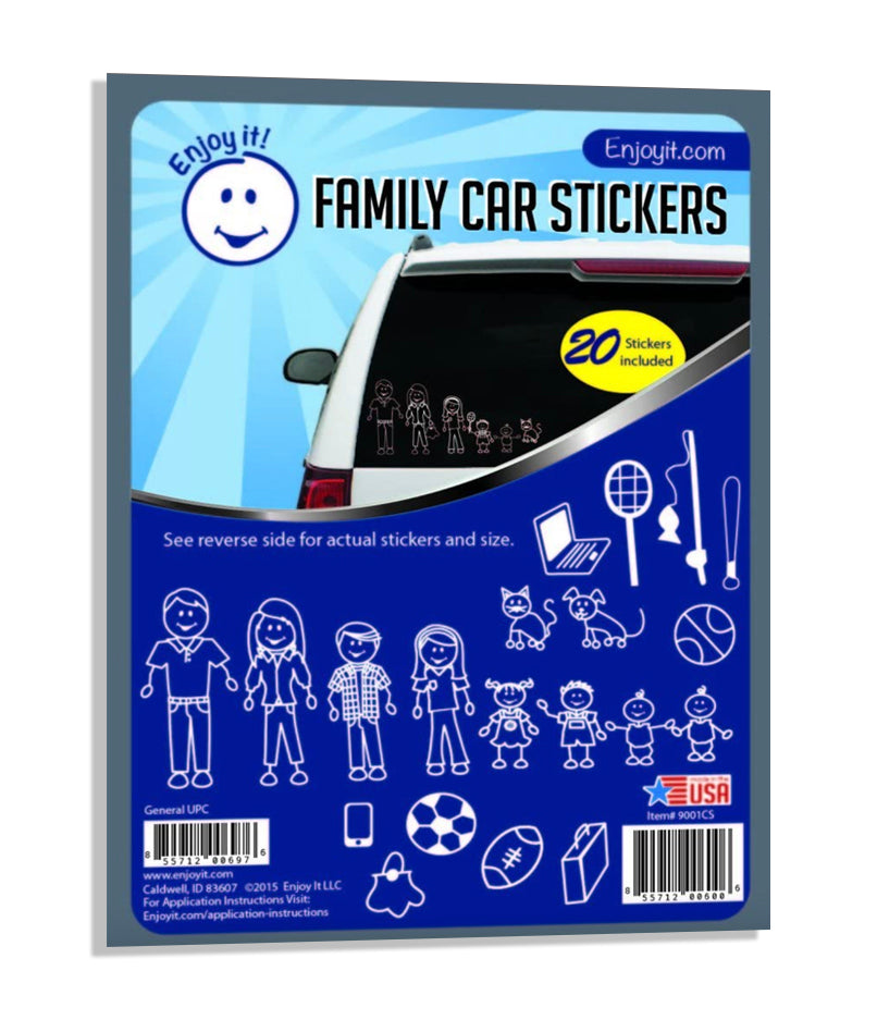 Enjoyit Traditional Family Car Stickers
