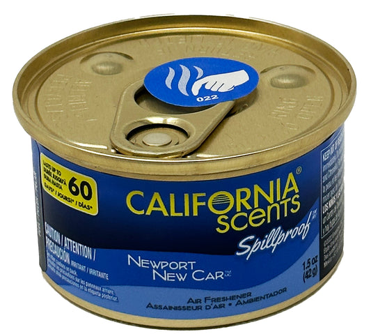 California Scents Spillproof Organic Can - Newport New Car