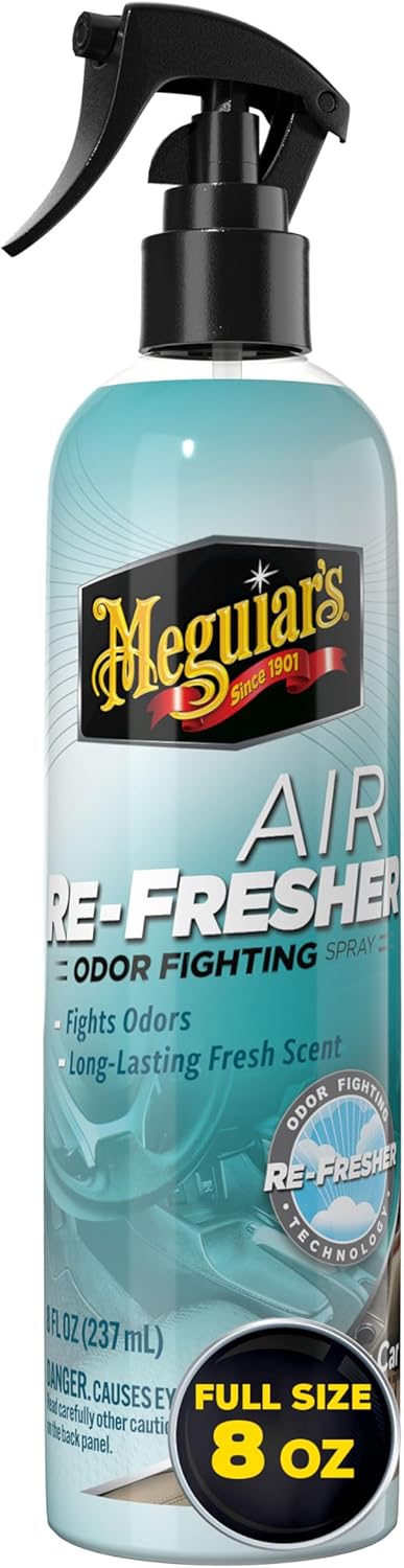 Meguiar's Re-Fresher Odor Fighting Spray, 8oz - New Car