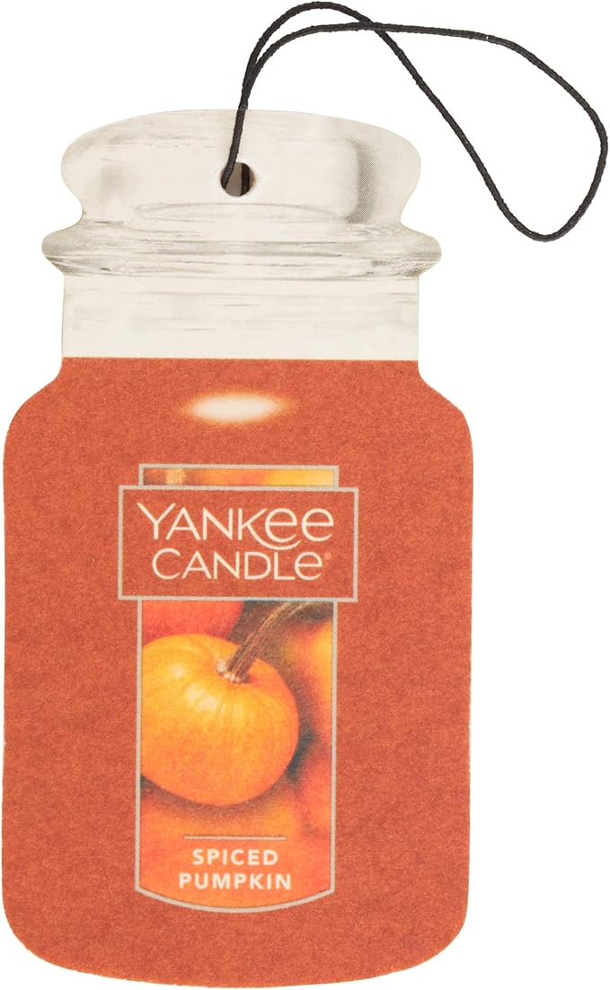 Yankee Candle Car Jar Paper - Spiced Pumpkin