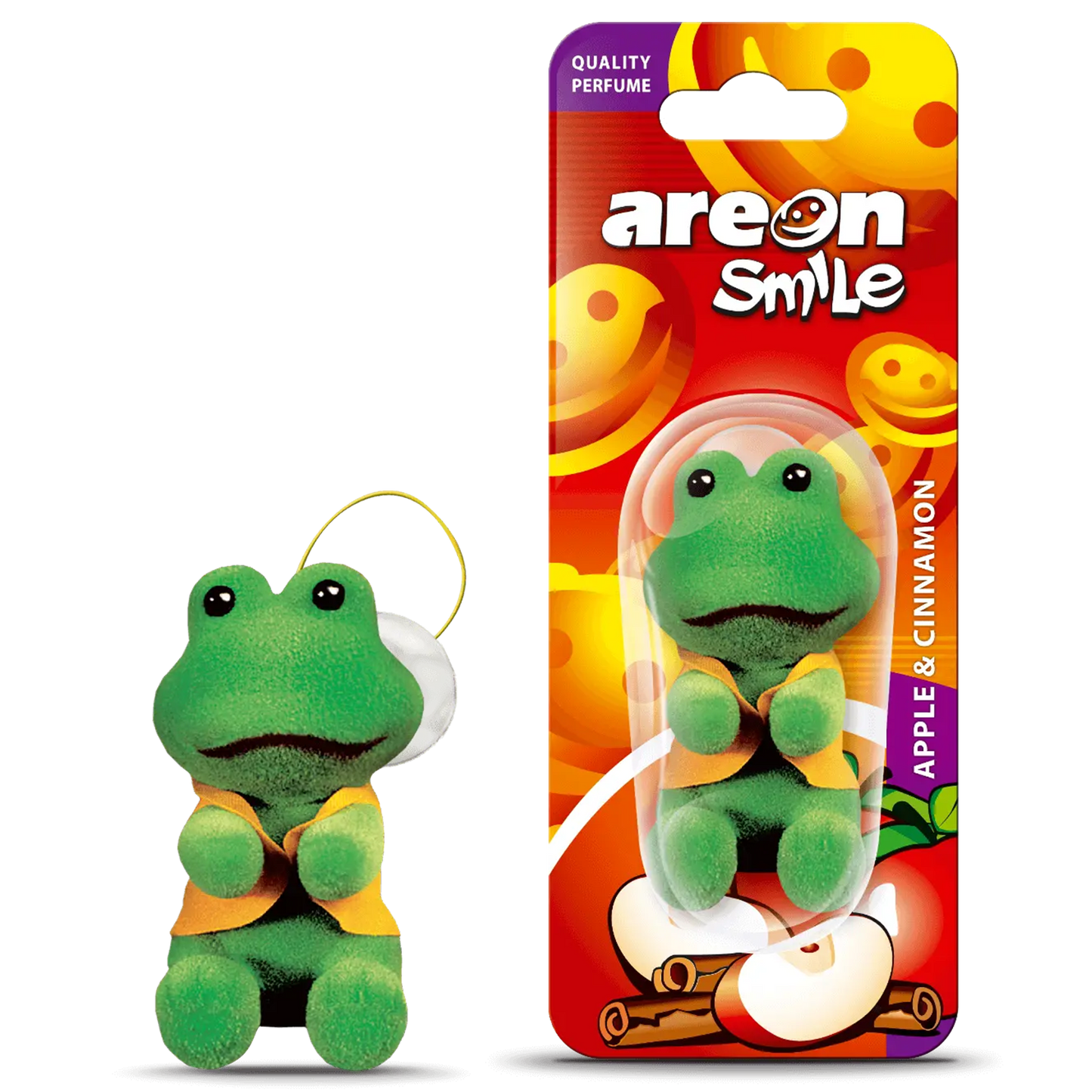 Areon Smile, Frog - Apple & Cinnamon