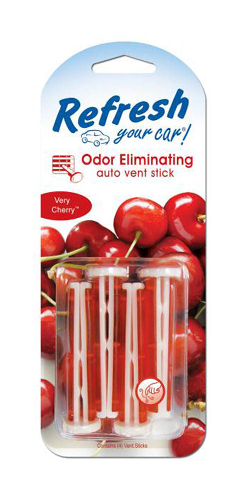 Refresh Your Car Vent Stick, 4pk - Very Cherry