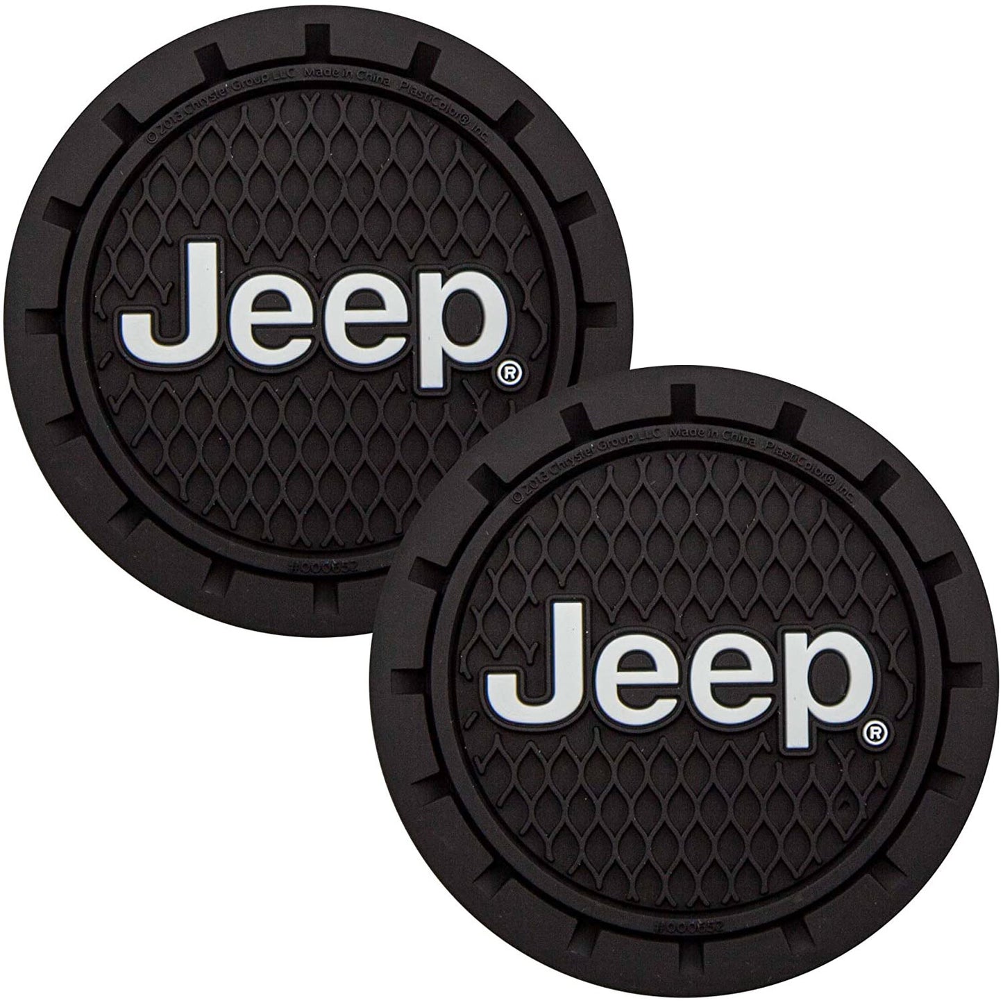 PlastiColor Cup Holder Coaster, 2pc - Jeep