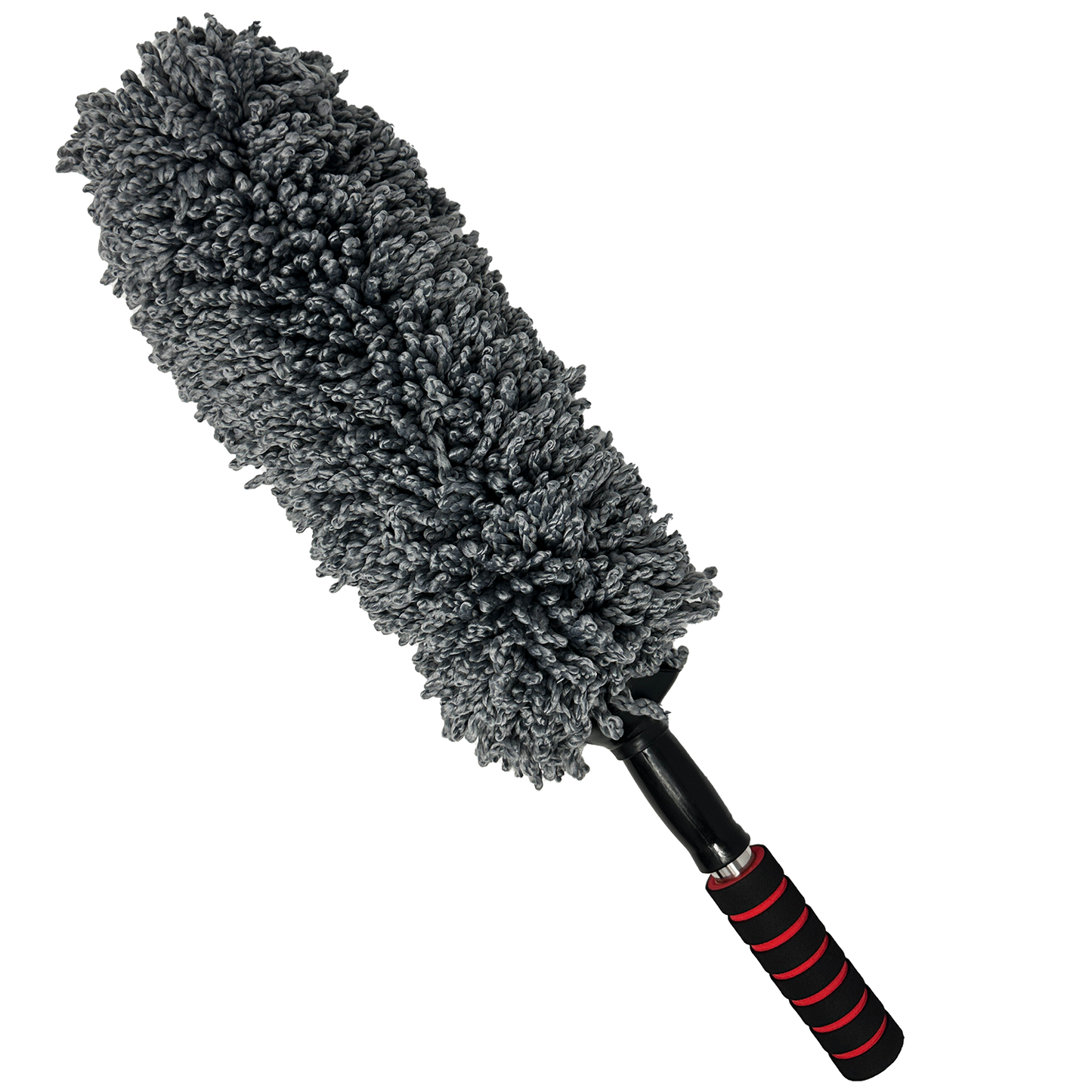 TrexNYC Brush, Round Extendable Gray Car Duster