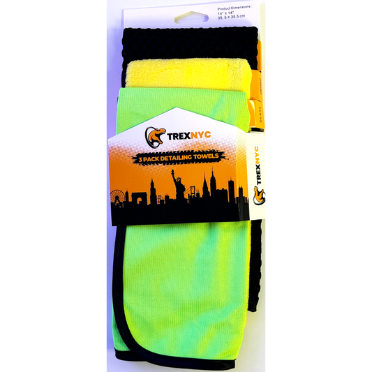TrexNYC Towels, Detailing 3pk