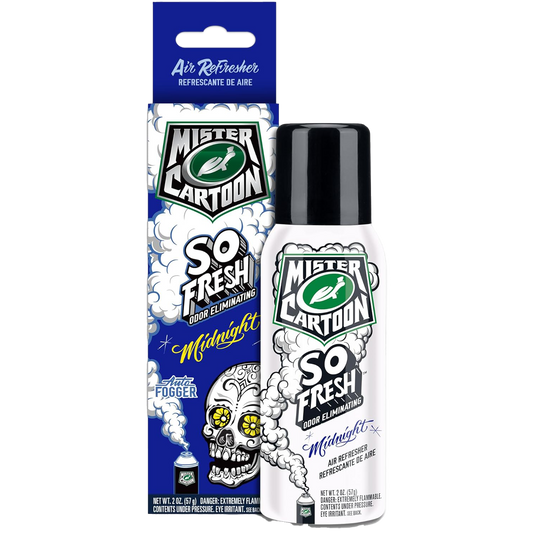 Turtle Wax Mr Cartoon, Ordor Fogger 2oz - Midnight