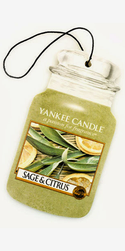 Yankee Candle Car Jar Paper - Sage & Citrus