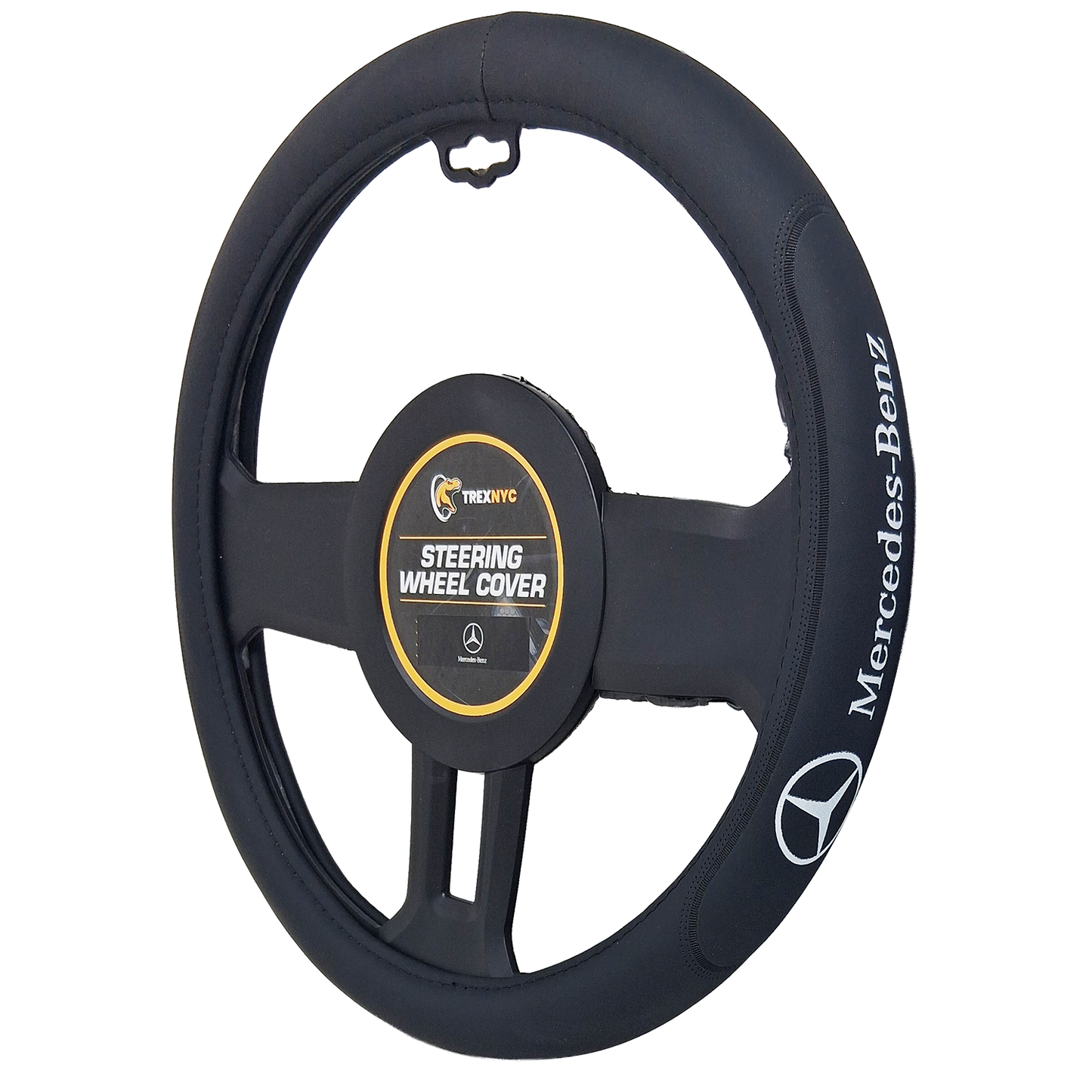 TrexNYC Steering Wheel Cover Logo - Mercedes